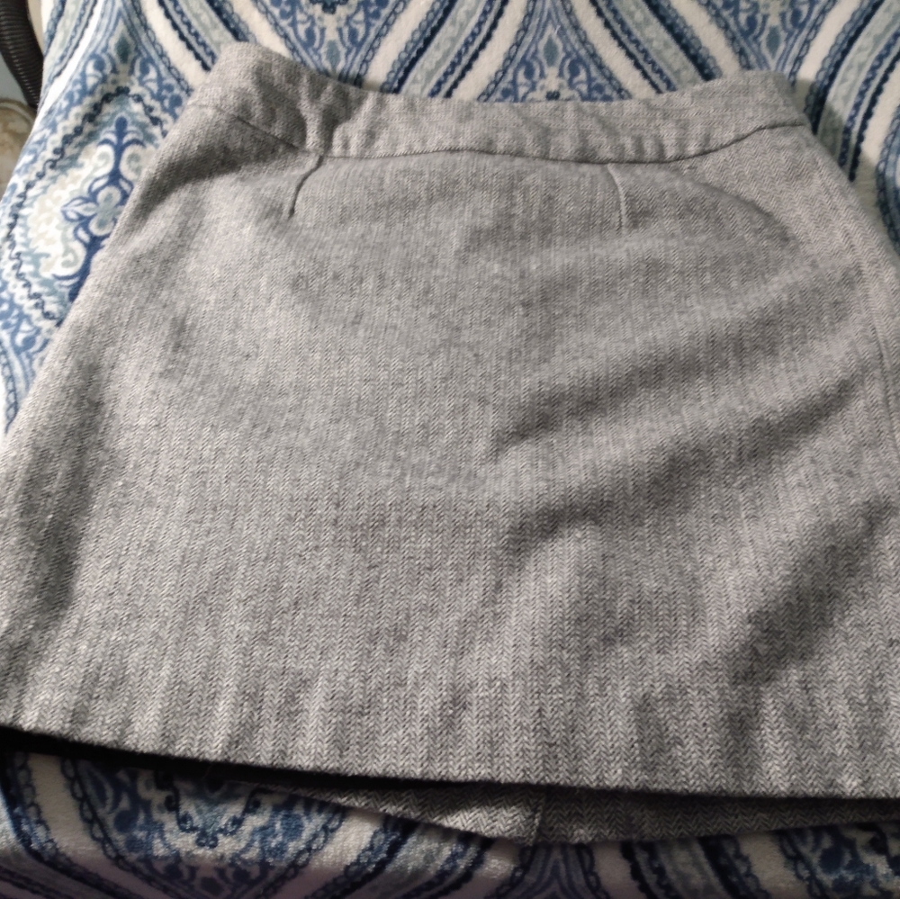Banana Republic Skirt Grey Wool